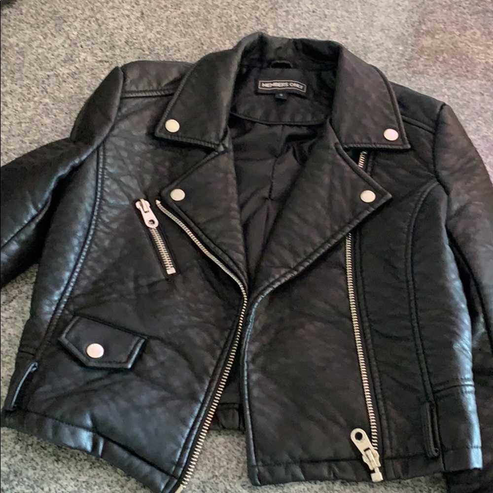 Members only leather jacket